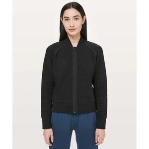 Lululemon On Repeat Waffle knit Bomber Jacket